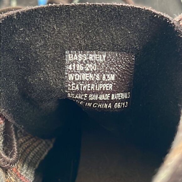 Bass Suede Riely Soft Hiking Lace Up Hiking Boots - Picture 5 of 10